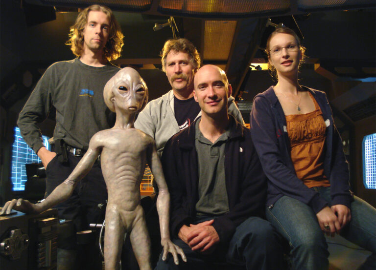Asgard puppeteer team Geoff Redknap, Paul Hooson, Morris Chapdelaine, Jeny Cassady ... and Thor